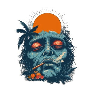 Tropical Trance: The Smoker's Gaze T-Shirt