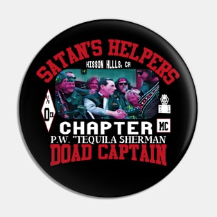 Pee Wee and the Satan's Helpers Road Pin