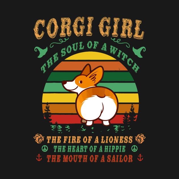 Corgi Girl - Witch - Lioness - Hippie - Sailor (82) by Drakes