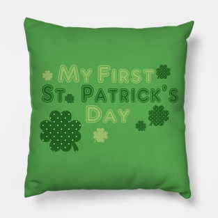 My First St. Patrick's Day Pillow
