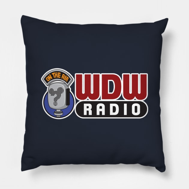 WDW Radio Pocket Logo Pillow by wdwradio