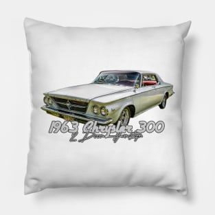 1963 Chrysler 300 2 Door Hardtop Pillow