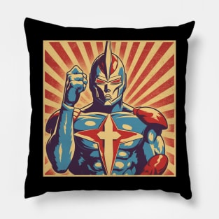 Ultraman Propaganda Retro Pillow