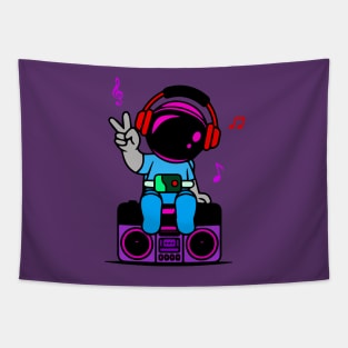 Astronaut listening to music Tapestry