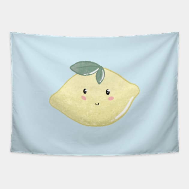 Cute lemon Tapestry by Mydrawingsz