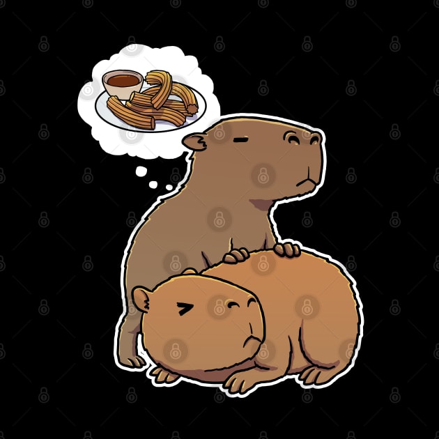 Capybara hungry for Churros by capydays