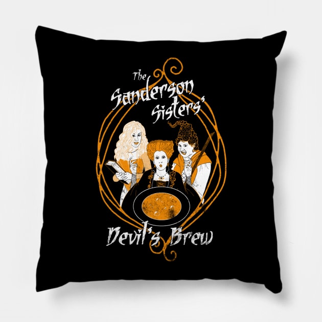 Devil's Brew Pillow by AriesNamarie