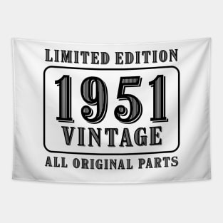 All original parts vintage 1951 limited edition birthday Tapestry