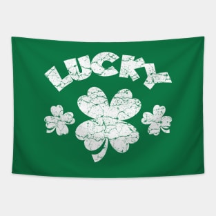 Funny T-Shirt Lacky Happy St Patrick's Day Tapestry