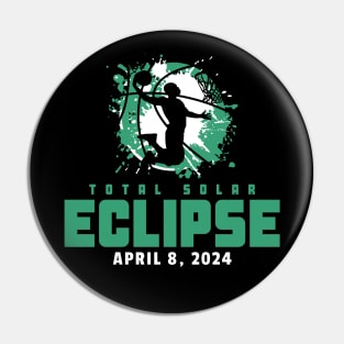 Total Solar Eclipse 2024 Basketball Pin