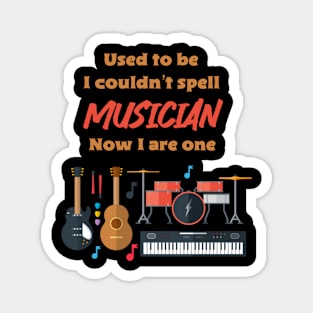 Funny Musician Profession Magnet