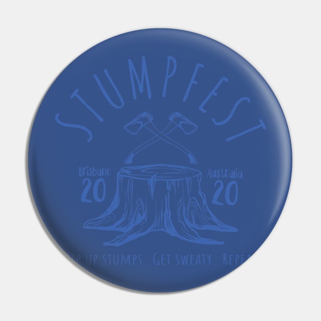 Stumpfest 2020 Blue Pin by morbinhood