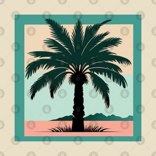 Palm Tree Print by jeanmbart