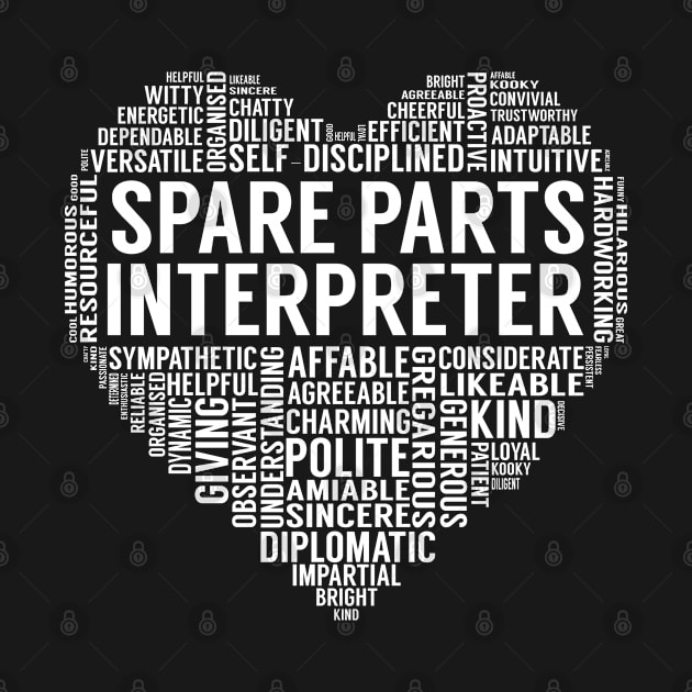 Spare Parts Interpreter Heart by LotusTee