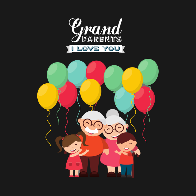 grandparents day - Grandparents Day - Kids Long Sleeve T-Shirt | TeePublic