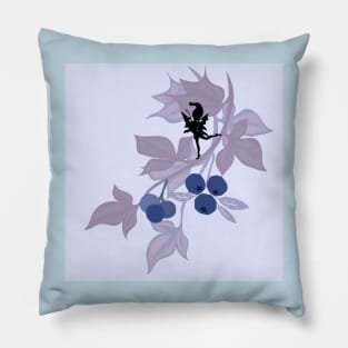 Fairy Blueberry Pillow