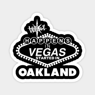 Big Raider Trucker What Happens in Vegas Magnet