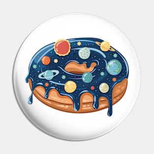 Space donut Pin