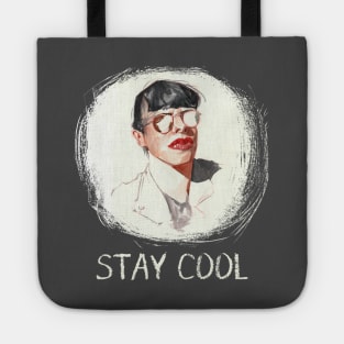 Stay cool portrait Tote