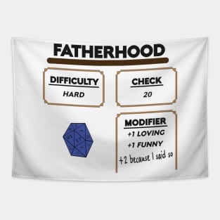 Fatherhood rpg gamer fathers day Tapestry