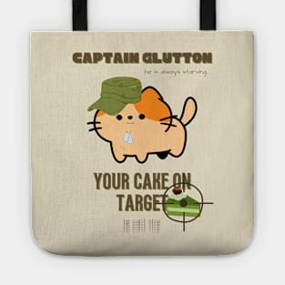 Cat Captain GLUTTON Tote