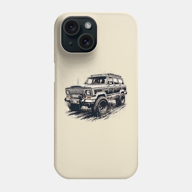 Jeep Wagoneer Phone Case by Vehicles-Art