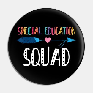 Special Education Squad Shirts Sped Teacher Back To School Pin
