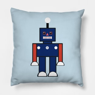 Animated cartoon robot pattern Pillow