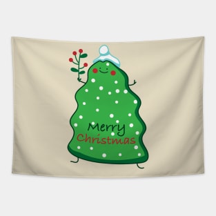 Christmas fir tree Tapestry