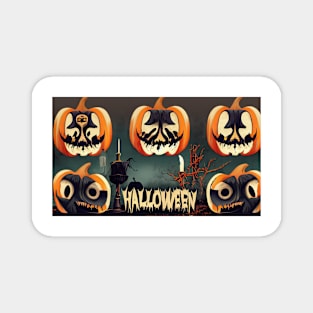 Trick-or-Treating on Halloween Night Magnet