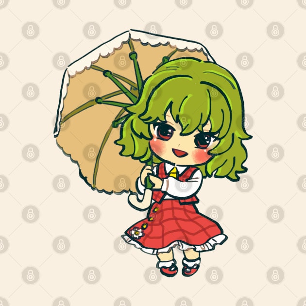 pls rember happy day yuuka kazami chibi / no text by mudwizard