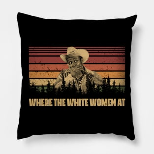 Mongo's Might - Unleash the Laughter with Saddles T-Shirt! Pillow