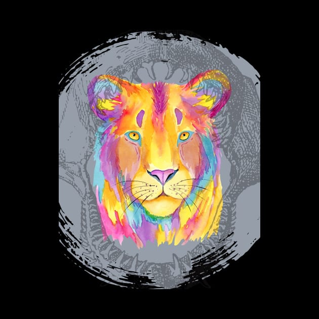 RAINBOW LION by zackmuse1