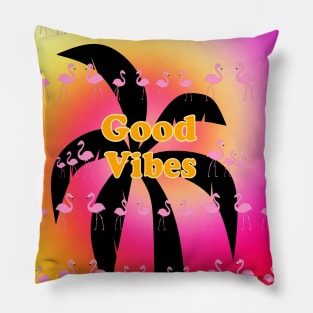 GOOD VIBES PALM TREE Pillow