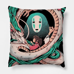 The girl and the dragon Pillow