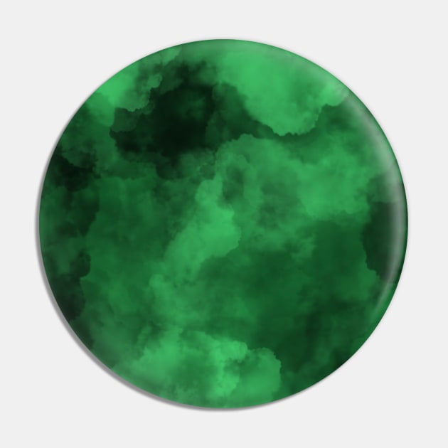 Green Watercolor Pin by DesertCactusRose