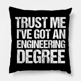 Funny Engineer Graduate Pillow