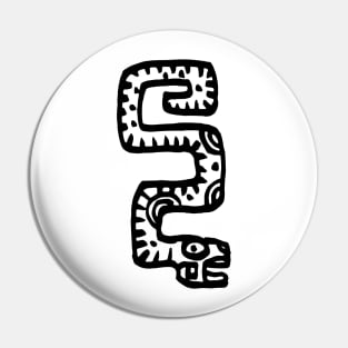 Mayan Snake Pin