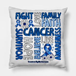 Transverse Myelitis Awareness - Fight love survivor ribbon Pillow