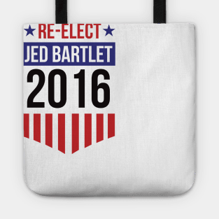 Elect Jed Bartlet 2016 (Badge) Tote