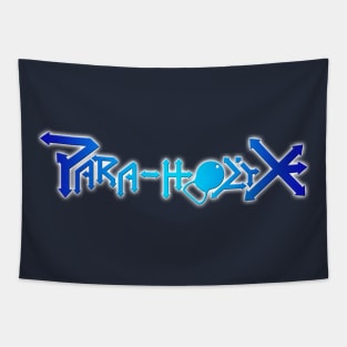 Para-holiX Logo Blue Gradient Tapestry