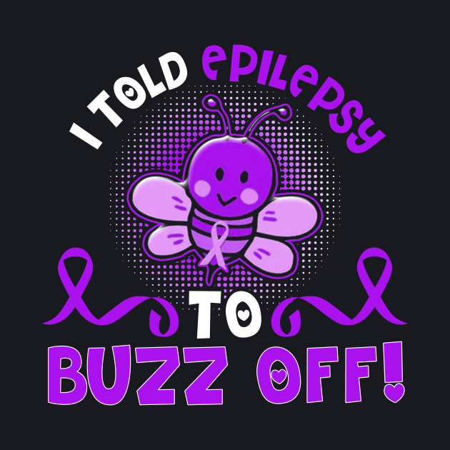 funny epilepsy bee warrior by TeesCircle