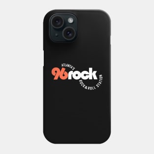 WKLS 96 Rock Atlanta Curved Text Phone Case