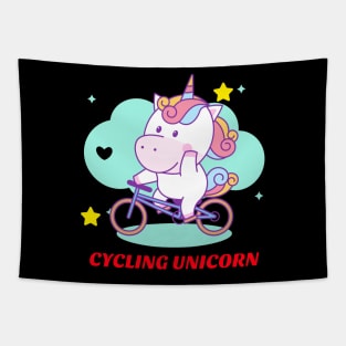 Cycling Unicorn | Cute Baby Tapestry