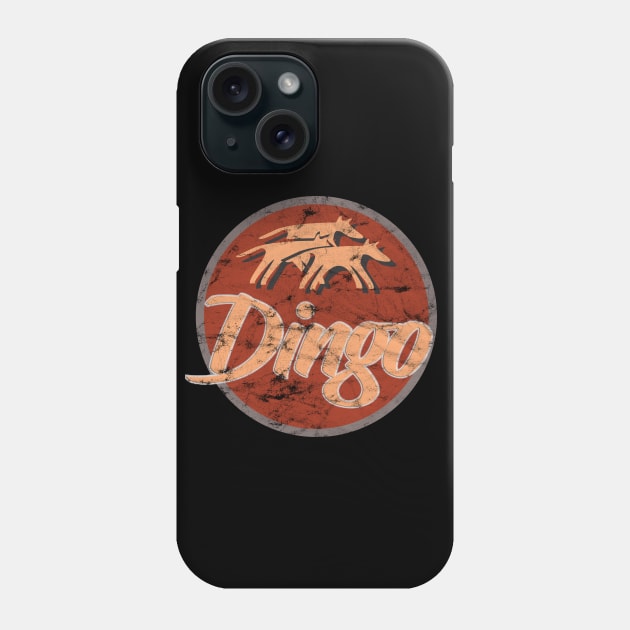 Dingo Dog Vintage Logo Phone Case by Dojaja