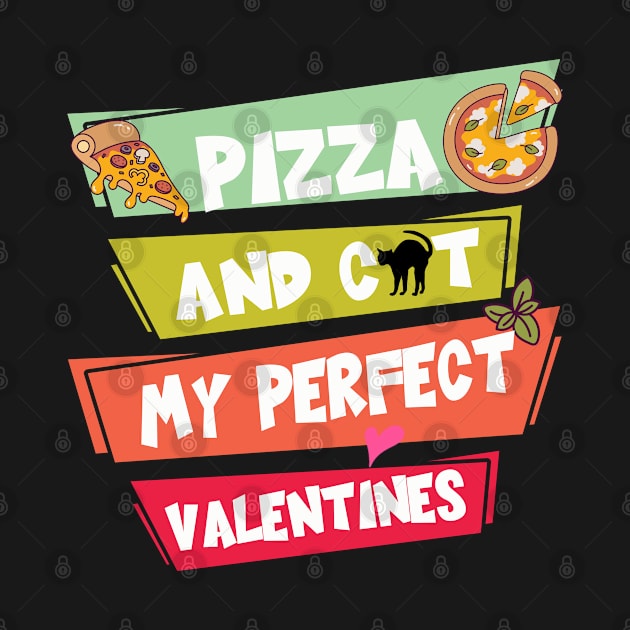 Pizza And Cat My Perfect Valentines by kooicat