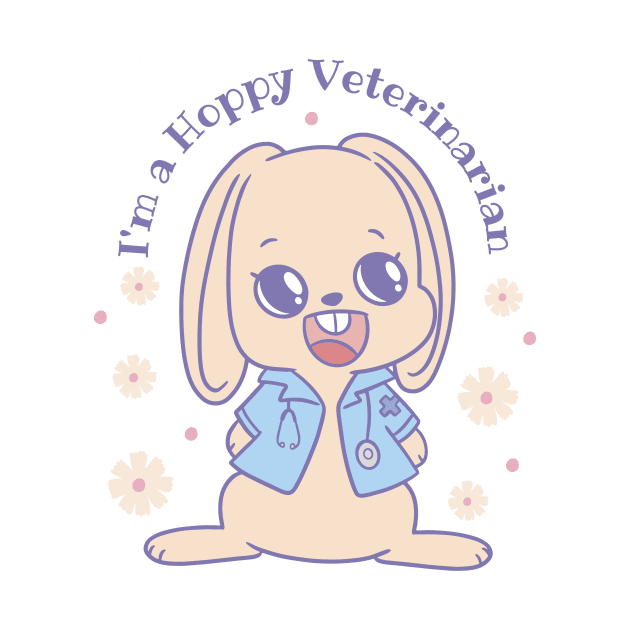 Hoppy Veterinarian   P R t shirt by LindenDesigns