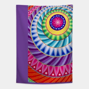 Psychedelic Mandala Tapestry