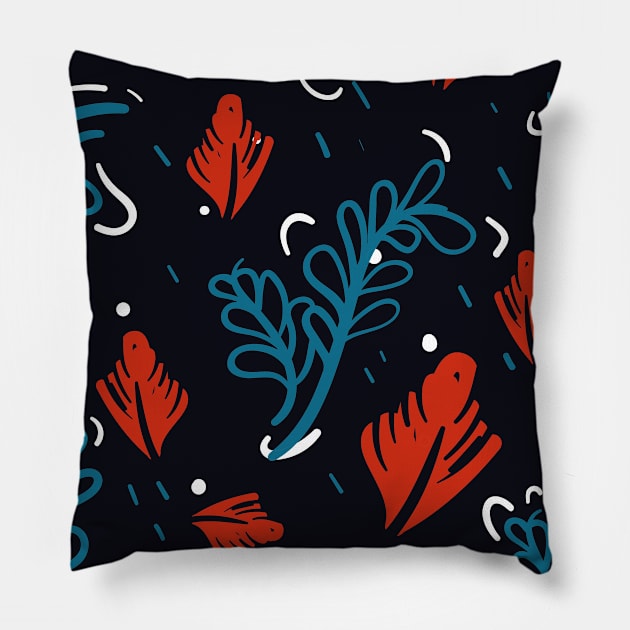 HOLIDAY FEEL PATTERN Pillow by artistic-much