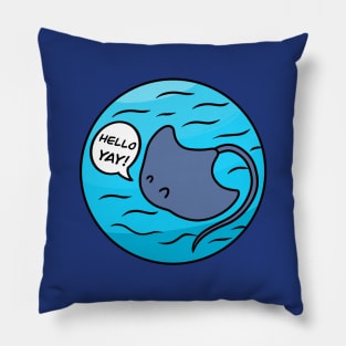 Cute whiptail stingrays Pillow